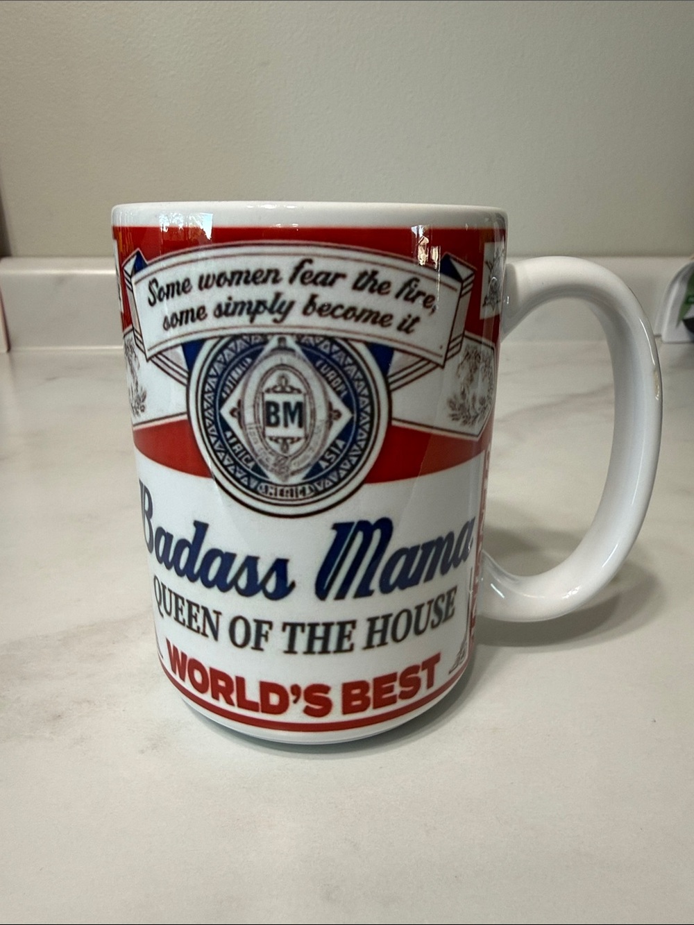 Badass Mama Ceramic Coffee Mug